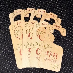 Wooden Baby Closet Dividers